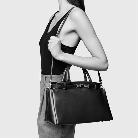 NWT Rebecca Minkoff Insider Shoulder *Port* - Picture 6 of 7